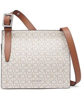 Calvin Klein Havana Flap Small Messenger Bag